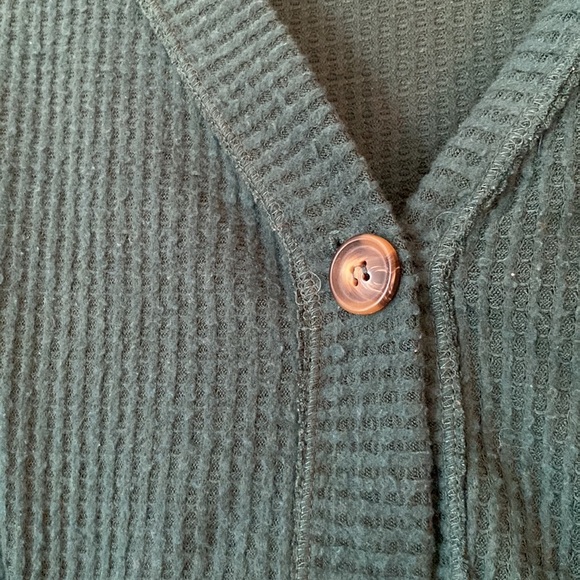 Blu Pepper green button up cardigan - Picture 4 of 7